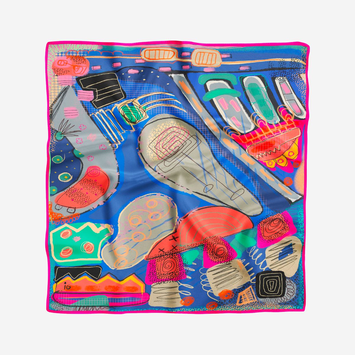 Women's Bandana Dancing Water by Isabelle Gougenheim – Isabelle