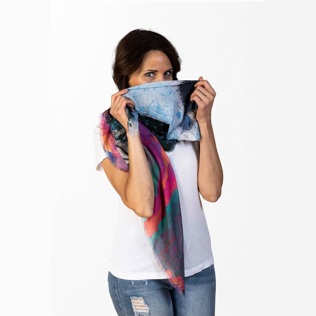 Connect the Dots Silk Modal Scarf