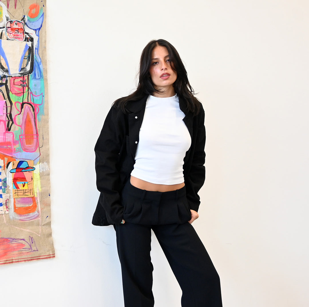 Jacket Fragment - with Art Patches