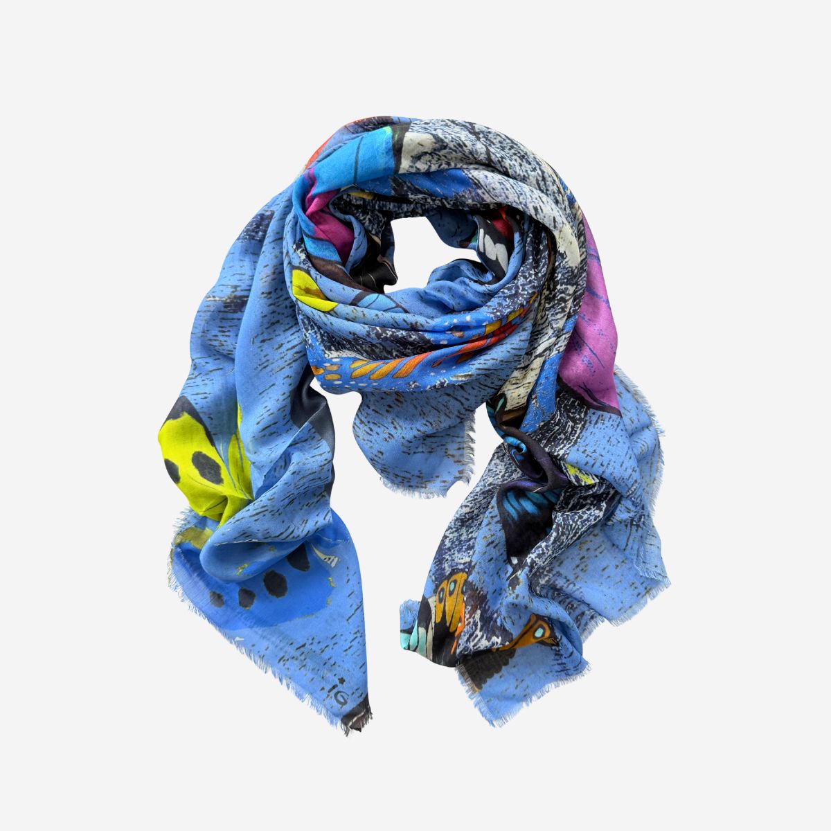 Women's Silk Scarf Monarch by Isabelle Gougenheim – Isabelle