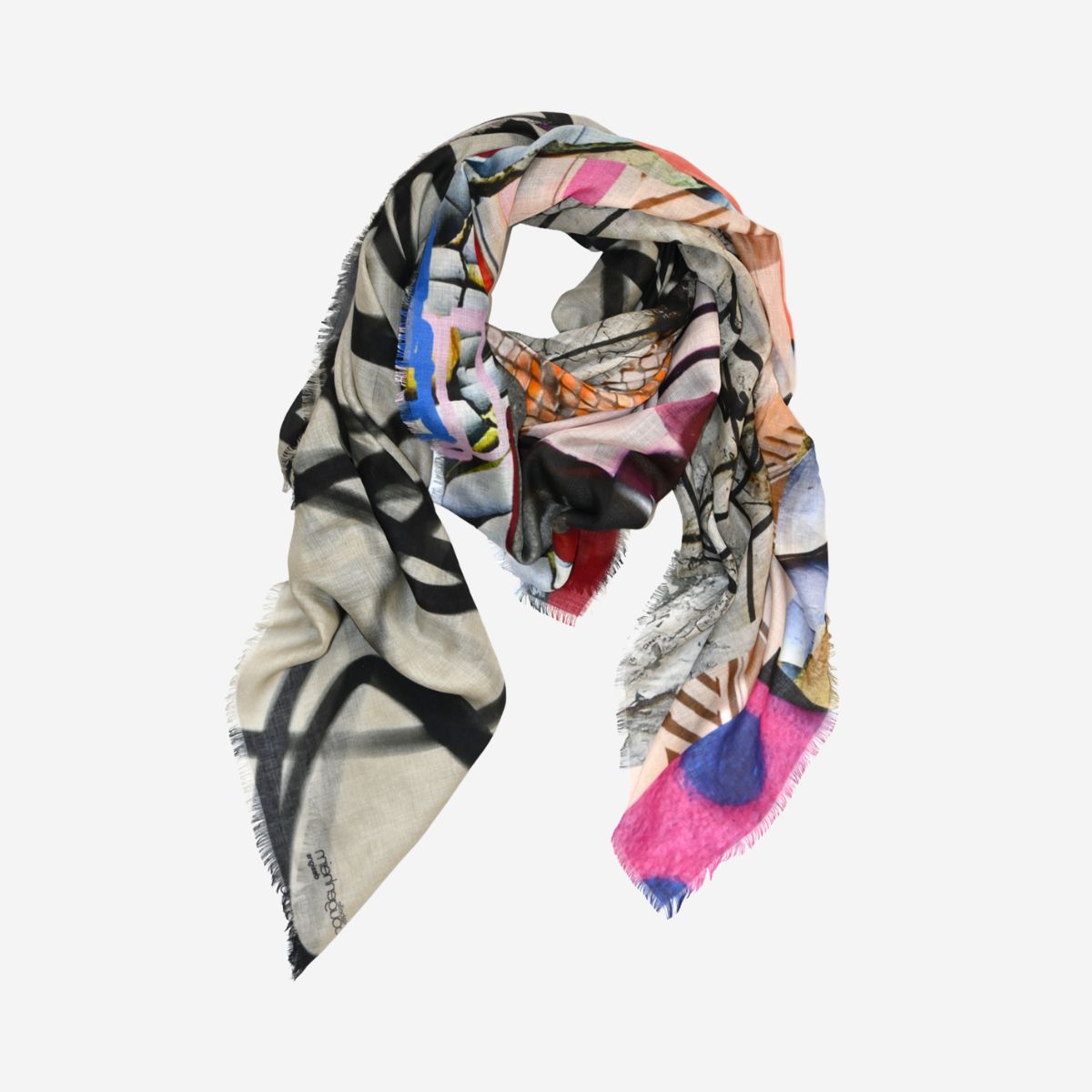 Women's Silk Scarf Nouvelle Vague by Isabelle Gougenheim
