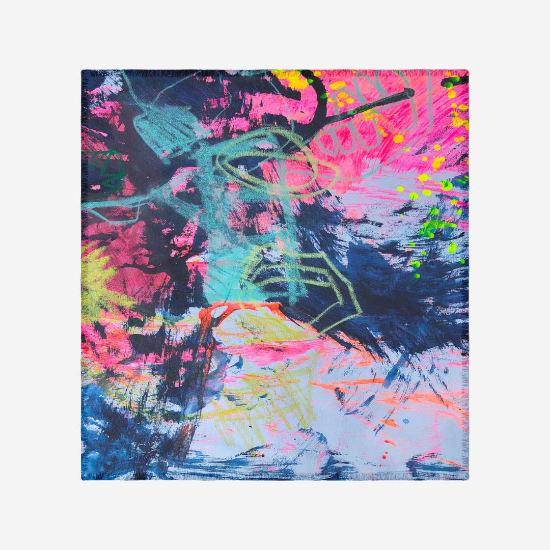 Rhythms Silk Scarf