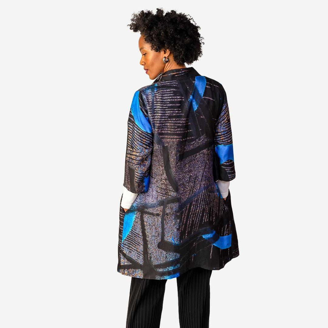 Oceanie Reversible Silk Jacket