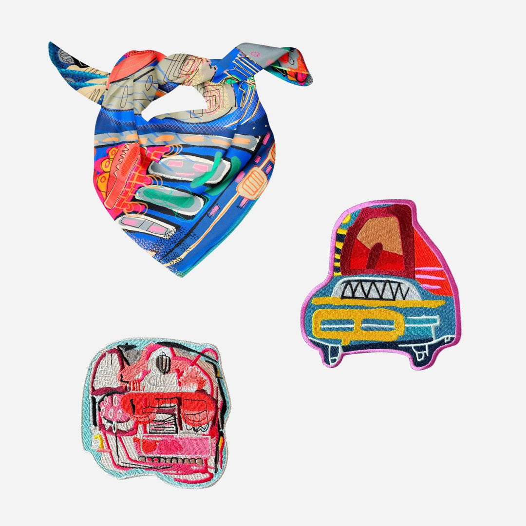 The Dreamer Bundle - Bandana Dancing Water + Dreamer & Rider Patches