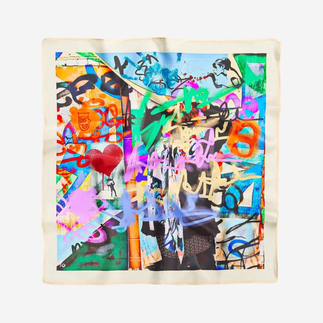 La Vie en Rose Silk Bandana