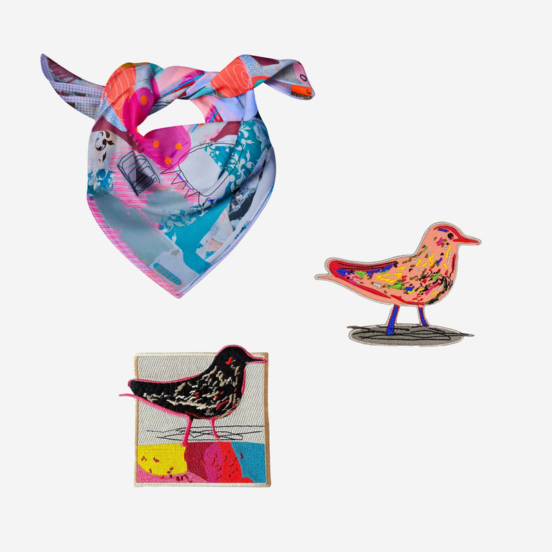 The Bird Bundle - Bandana + 2 Patches
