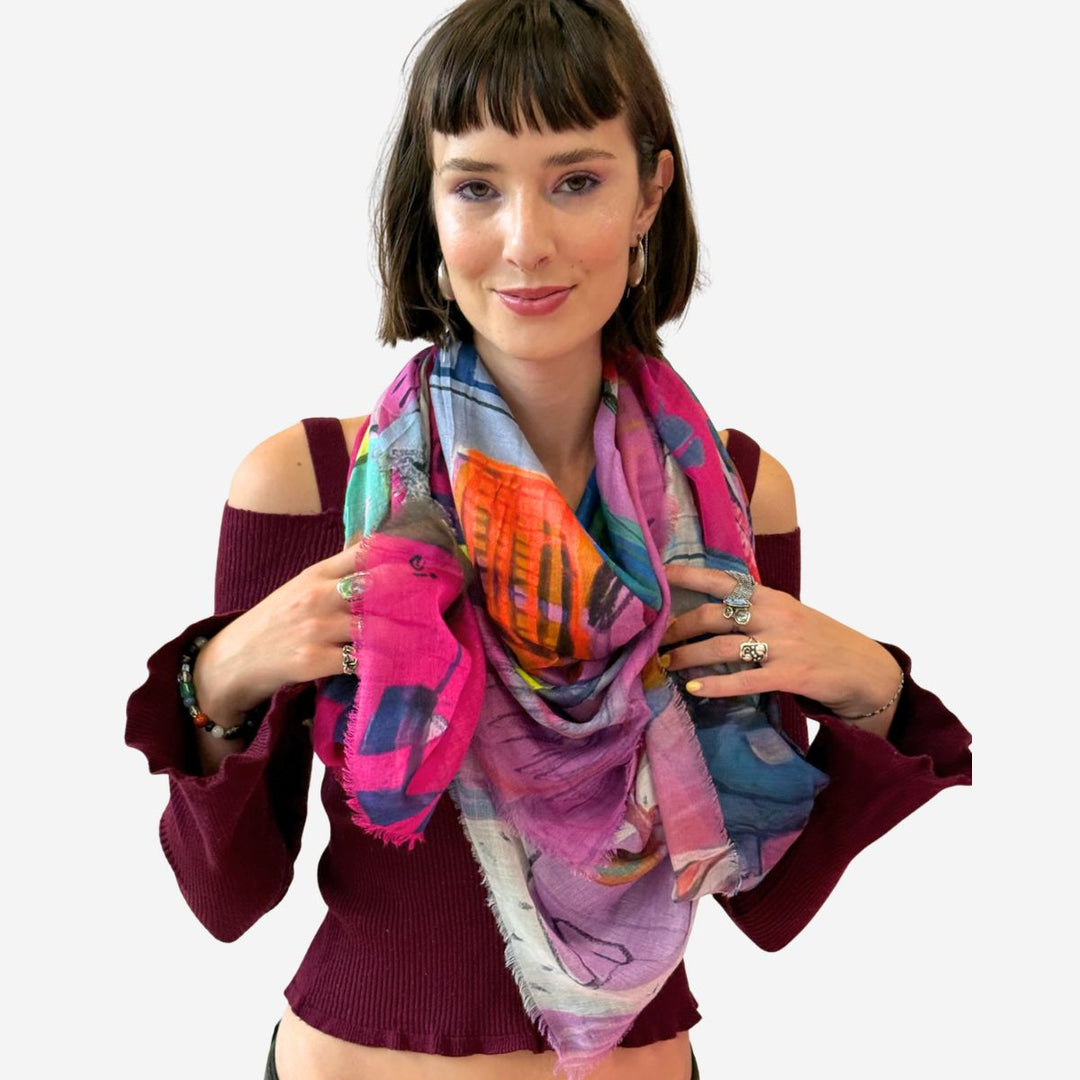 Bloom Silk Scarf
