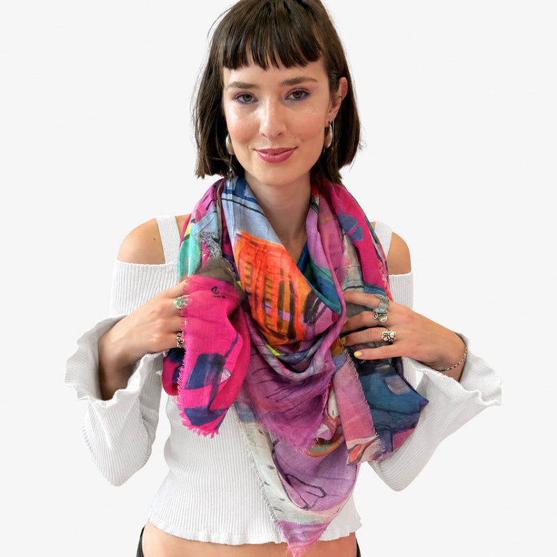 Bloom Silk Scarf