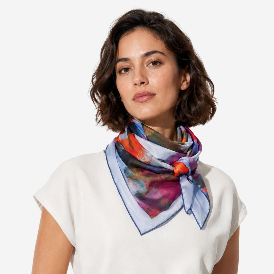 Connect the Dots Silk Cotton Scarf