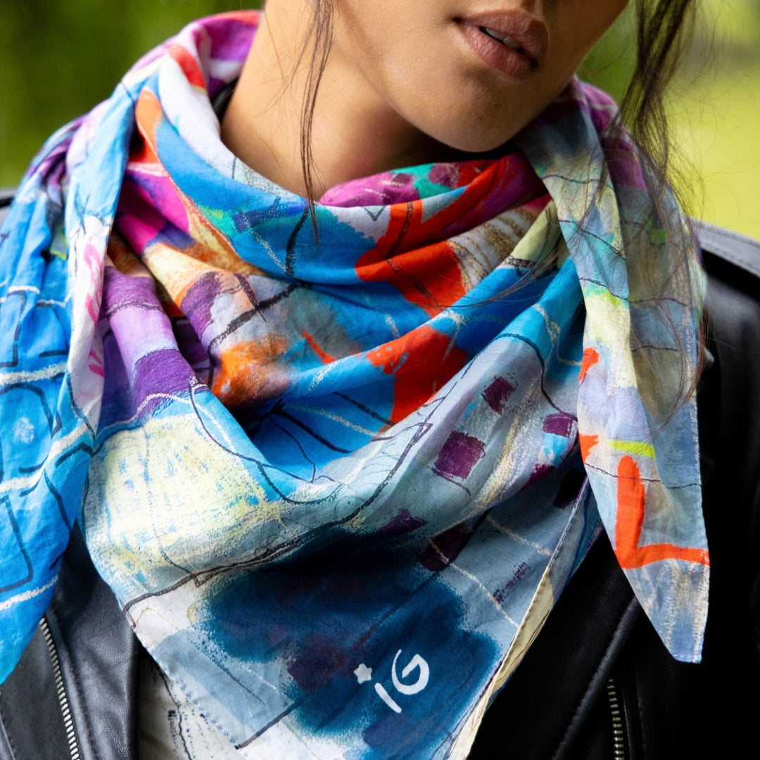 Roadmap Cotton Scarf