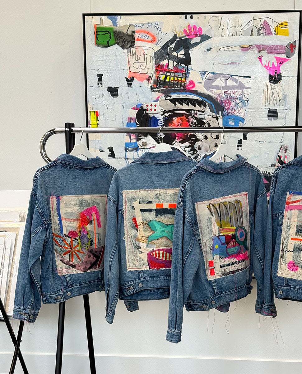 PREORDER - Custom Artwork Denim Jacket - Limited Edition of 8