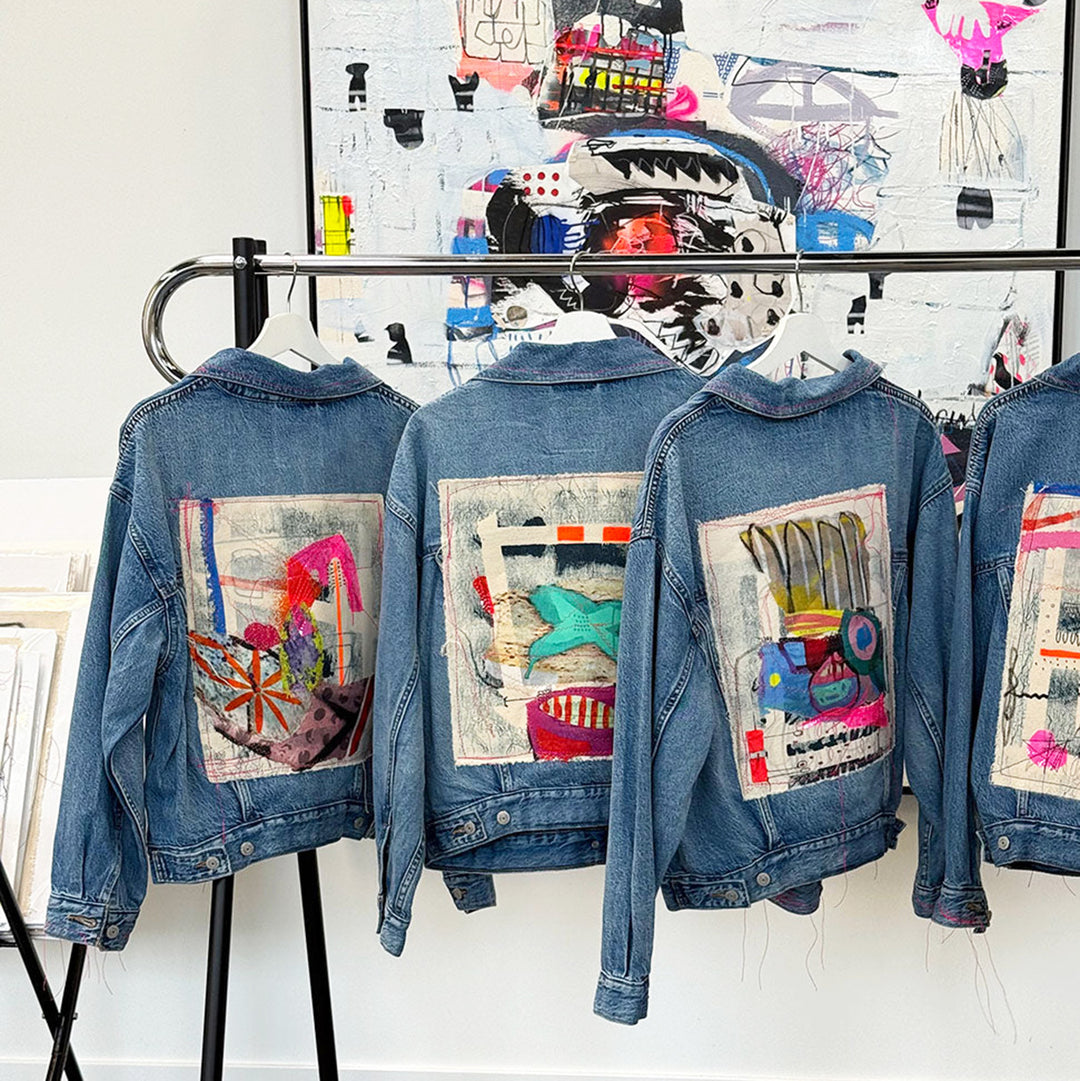 PREORDER - Custom Artwork Denim Jacket