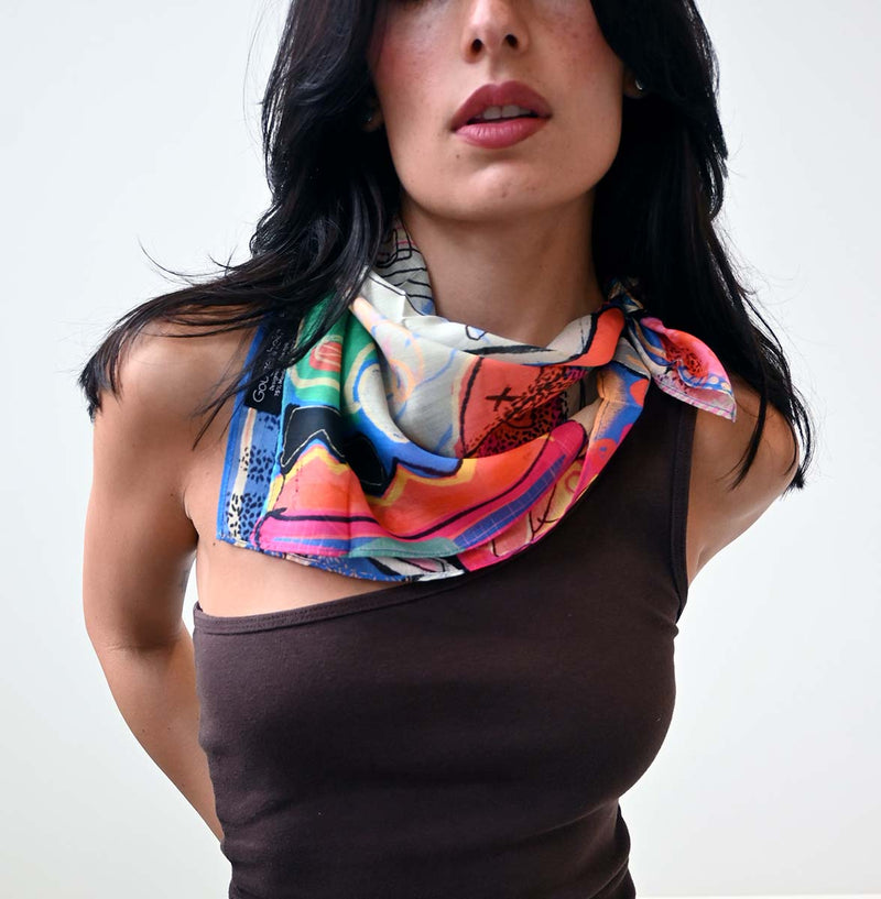 Dancing Water Silk Bandana