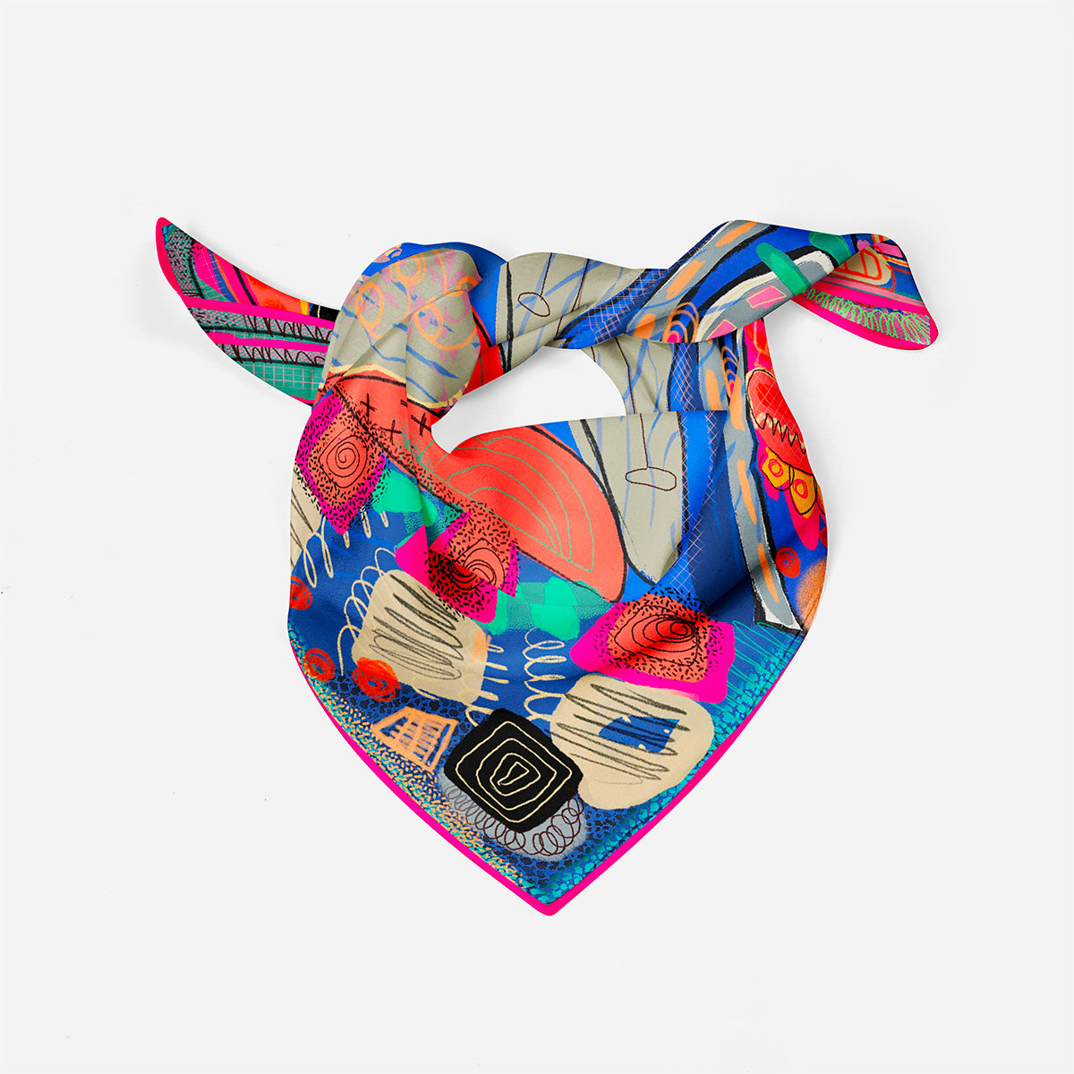 Women's Bandana Dancing Water by Isabelle Gougenheim – Isabelle
