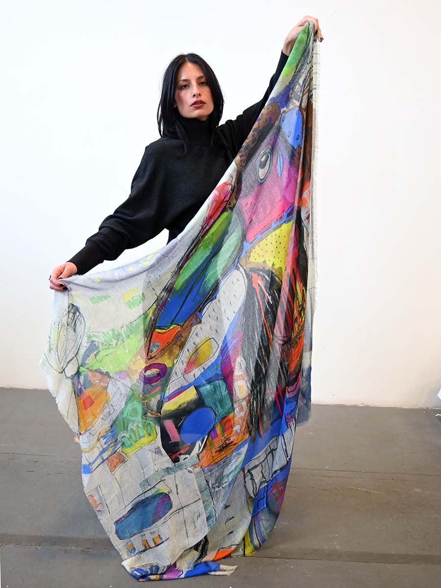 Fly High Silk Scarf