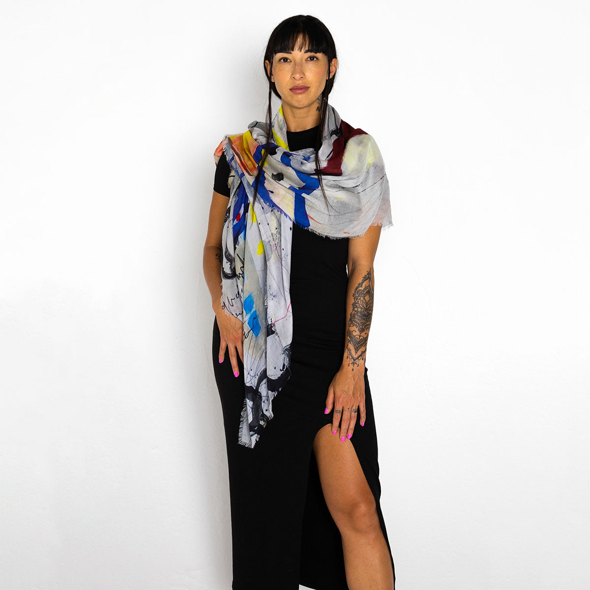 Women's Silk Scarf Glorious by Isabelle Gougenheim – Isabelle