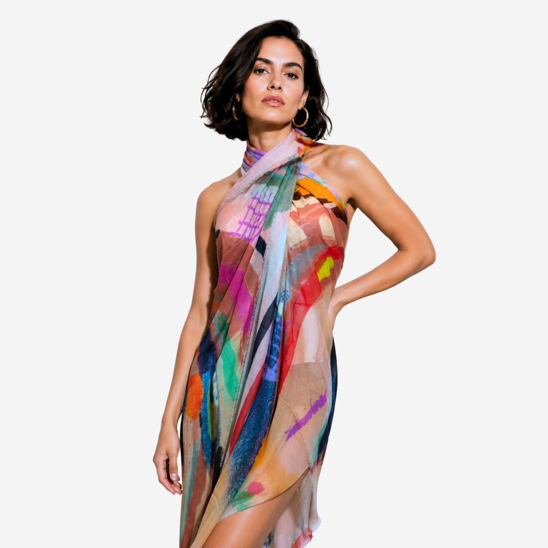 Glow Silk Scarf
