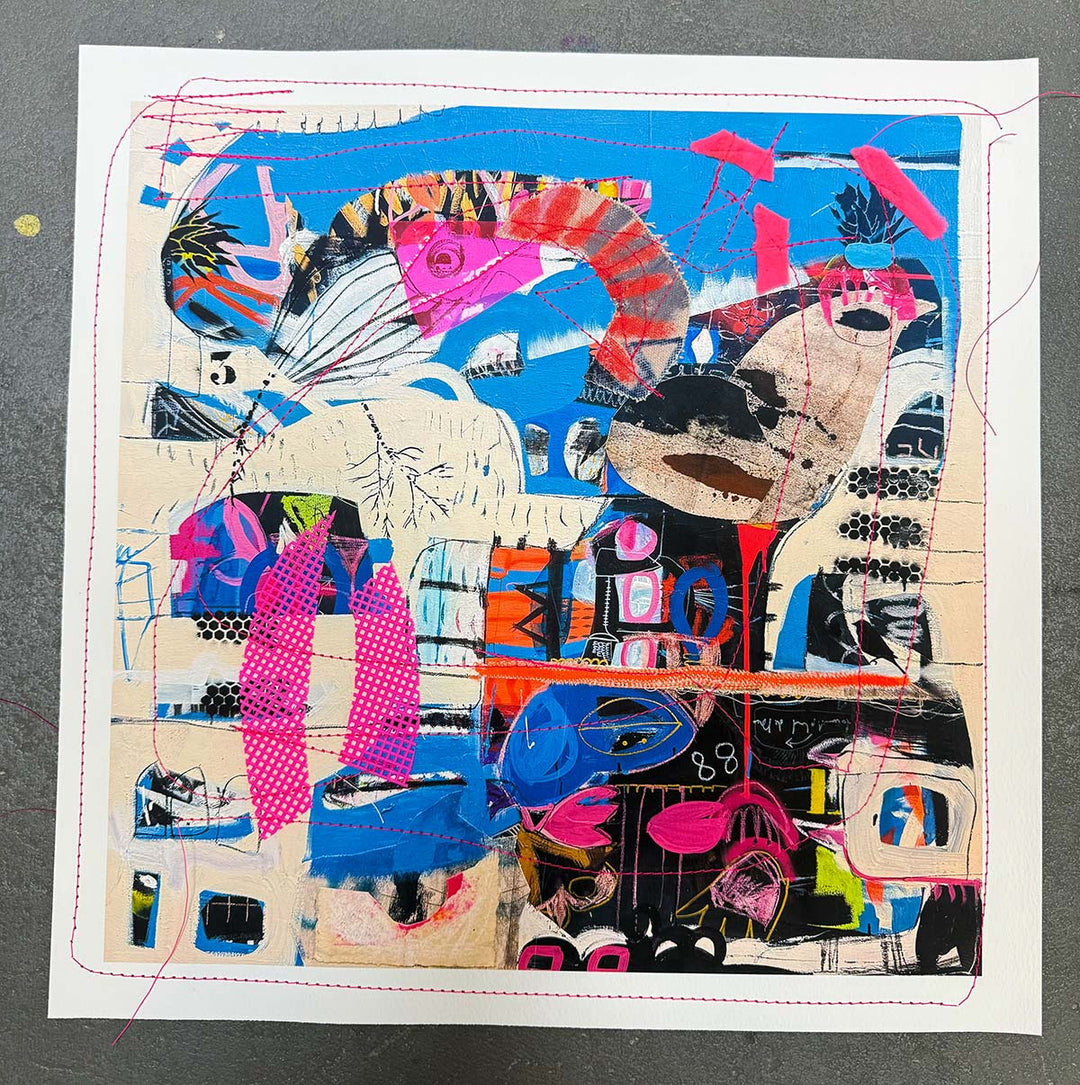 Hand-Embellished Print - Amour 2