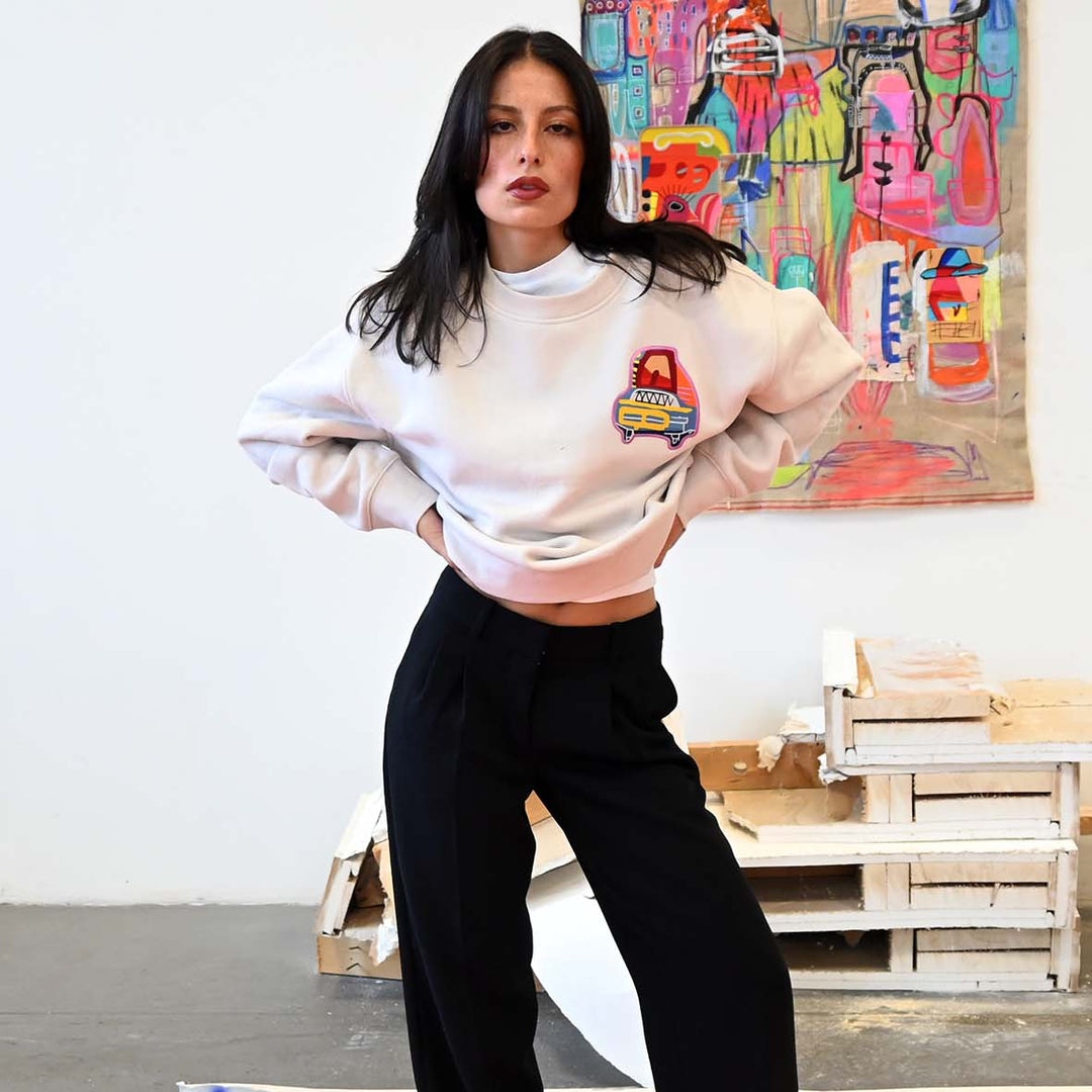 Horizon Sweatshirt - with Art Patches