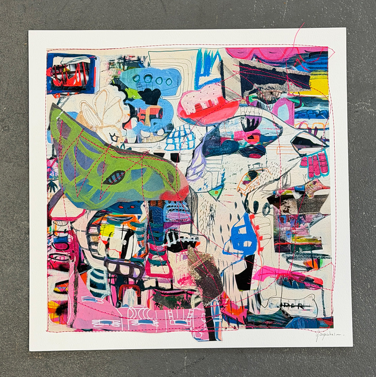Mixed Media Artwork - Horizon by Isabelle Gougenheim – Isabelle