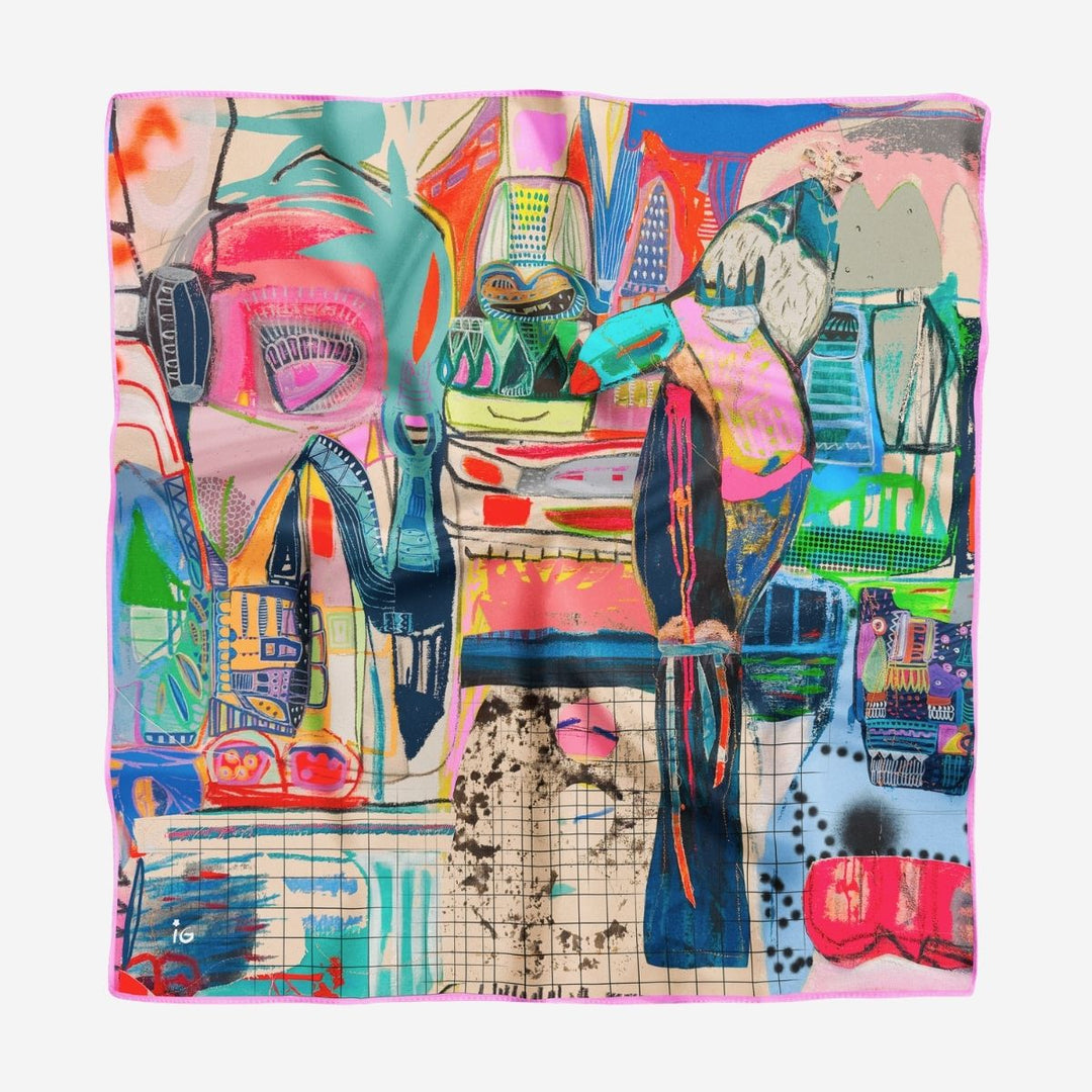 Melody Silk Cotton Scarf
