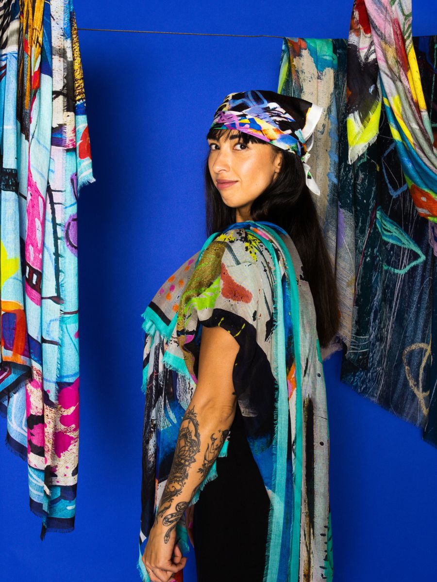 Isabelle Gougenheim Designs: Wearable Art & Silk Scarves