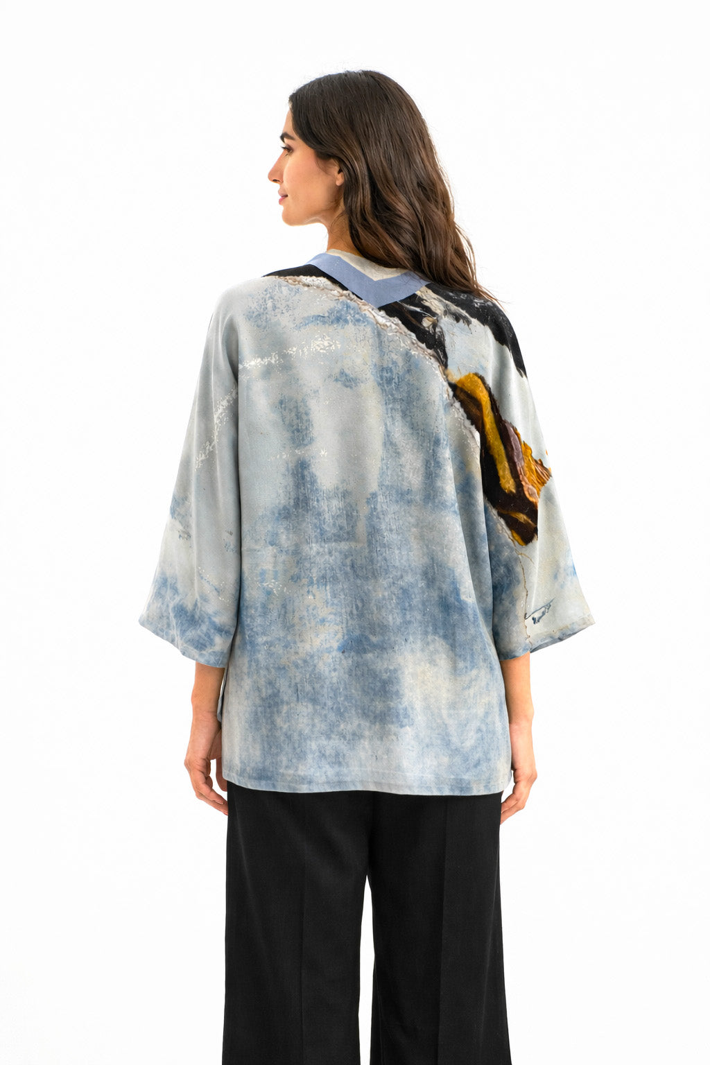 Mykonos Silk Kimono Robe