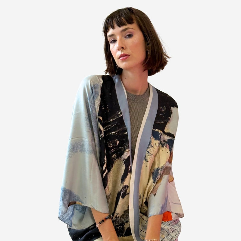 Mykonos Silk Kimono Robe