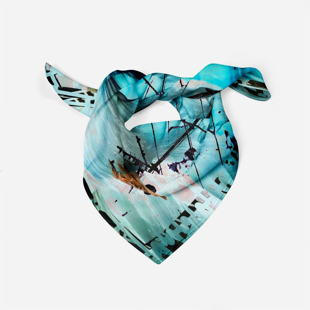 L'Oiseau Bleu Silk Bandana