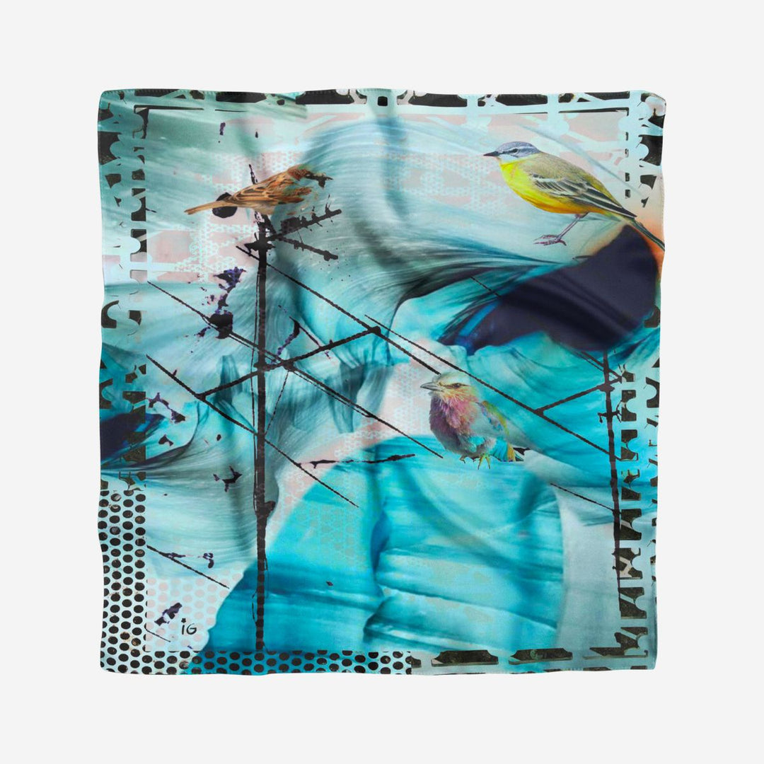 L'Oiseau Bleu Silk Bandana