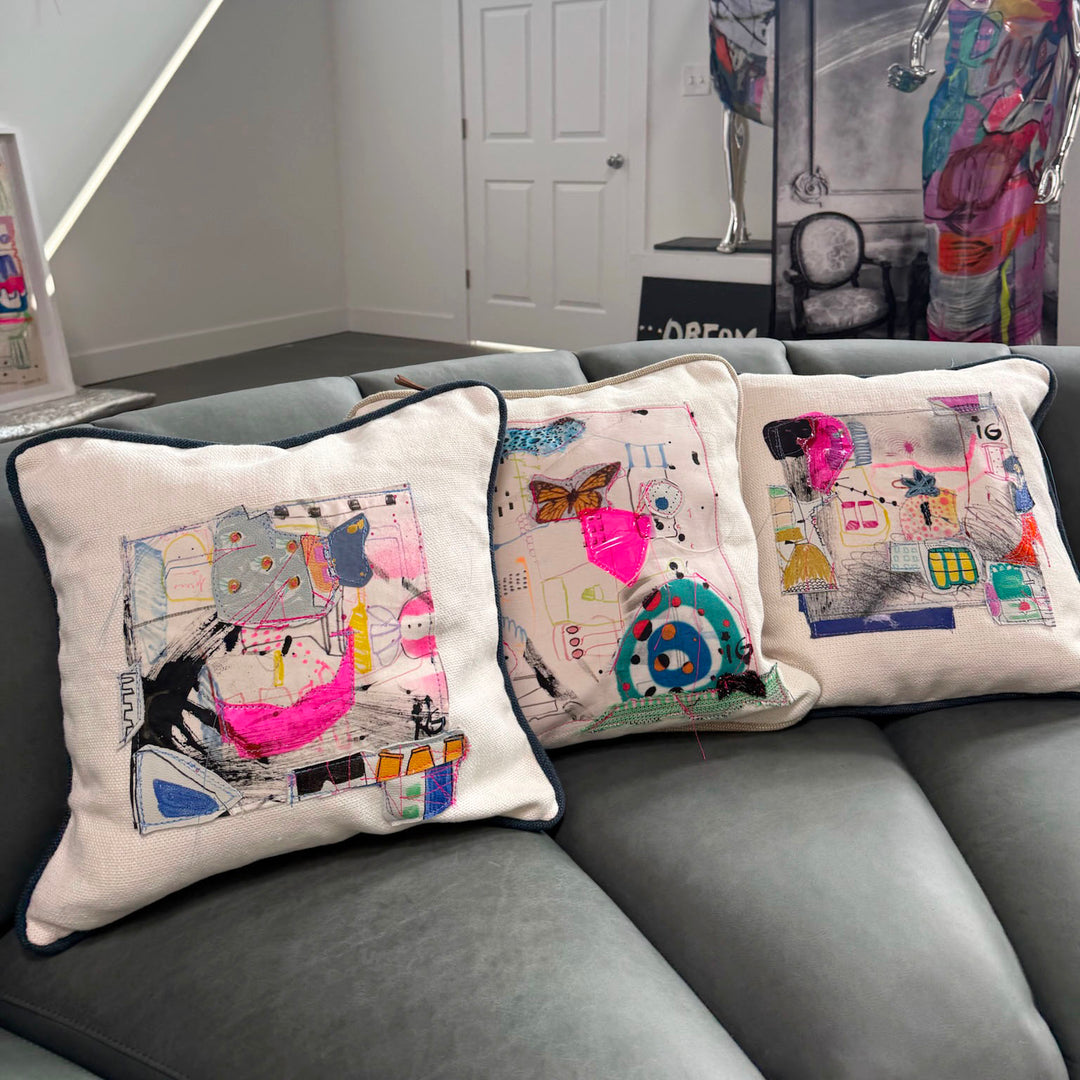 Vista - One-of-a-Kind Pillow Artwork
