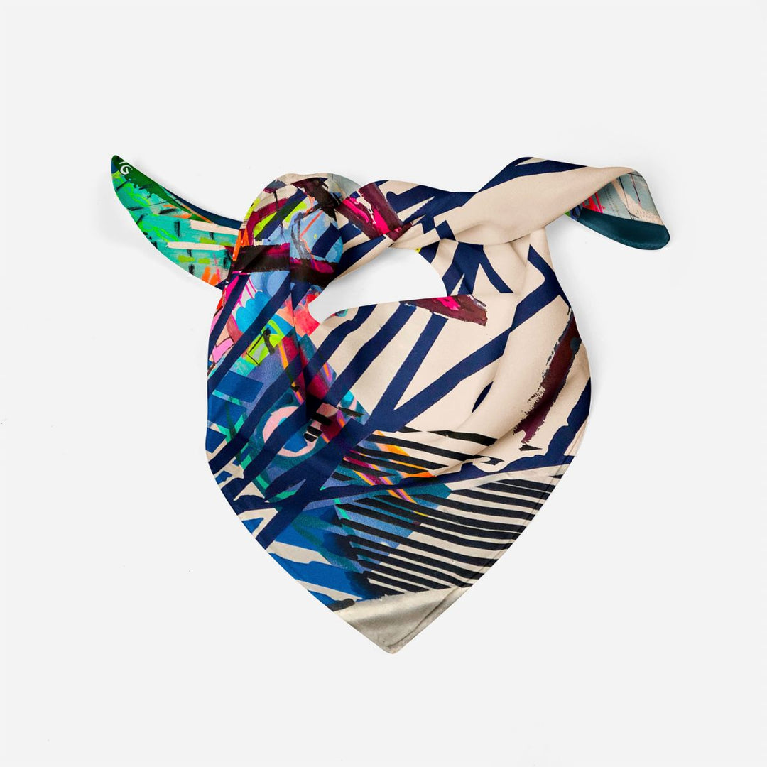 Plume Silk Bandana