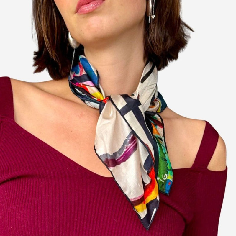 Plume Silk Bandana