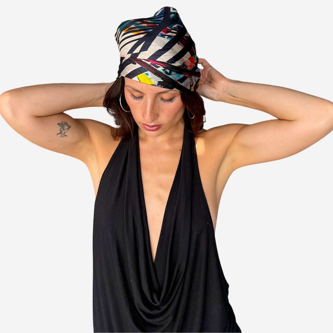 Plume Silk Bandana