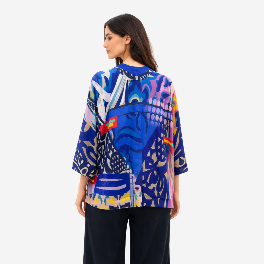 Porto Silk Kimono Robe