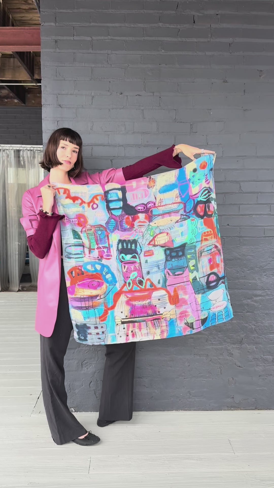 Roadmap Silk Cotton Scarf