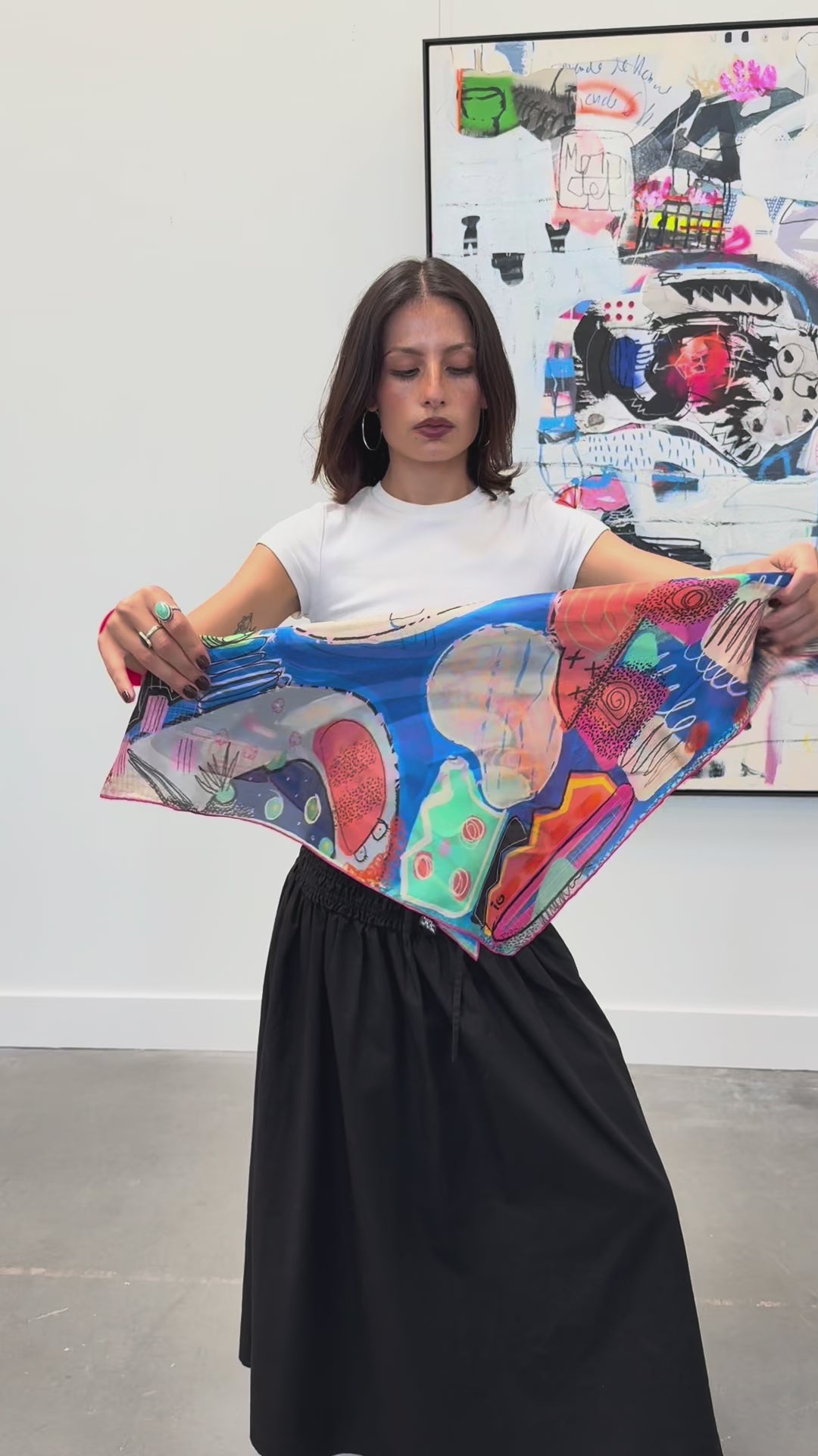 Dancing Water Silk Bandana