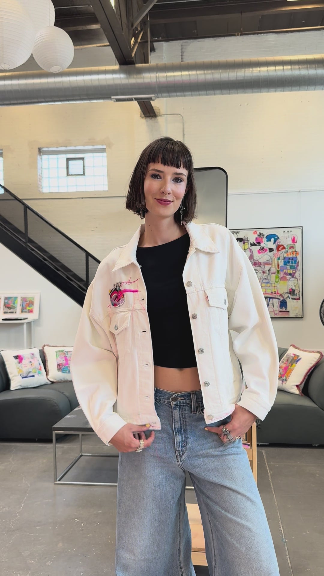Blooming - One-of-a-Kind Wearable Artwork