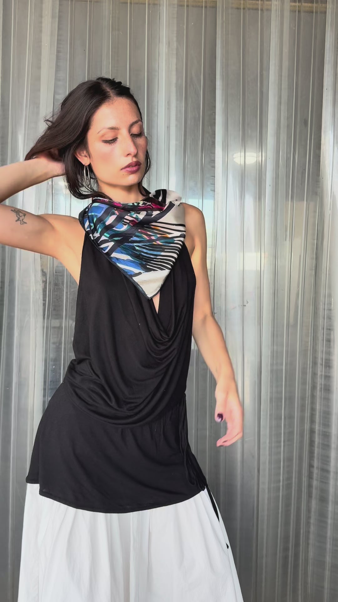 Plume Silk Bandana