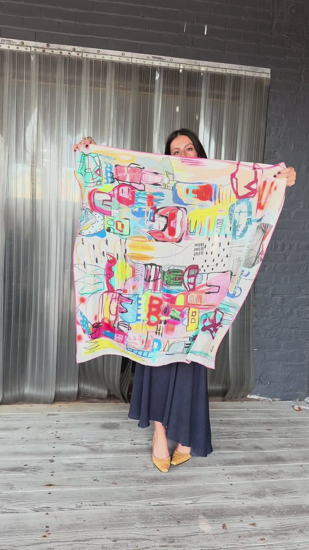 Etoile Silk Cotton Scarf