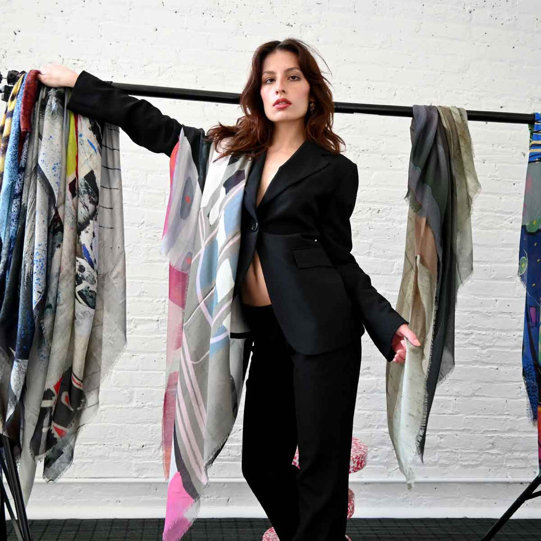 Oceanic Silk Scarf