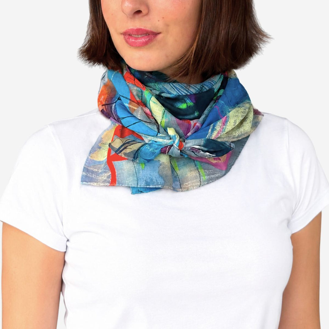 Roadmap Silk Cotton Scarf