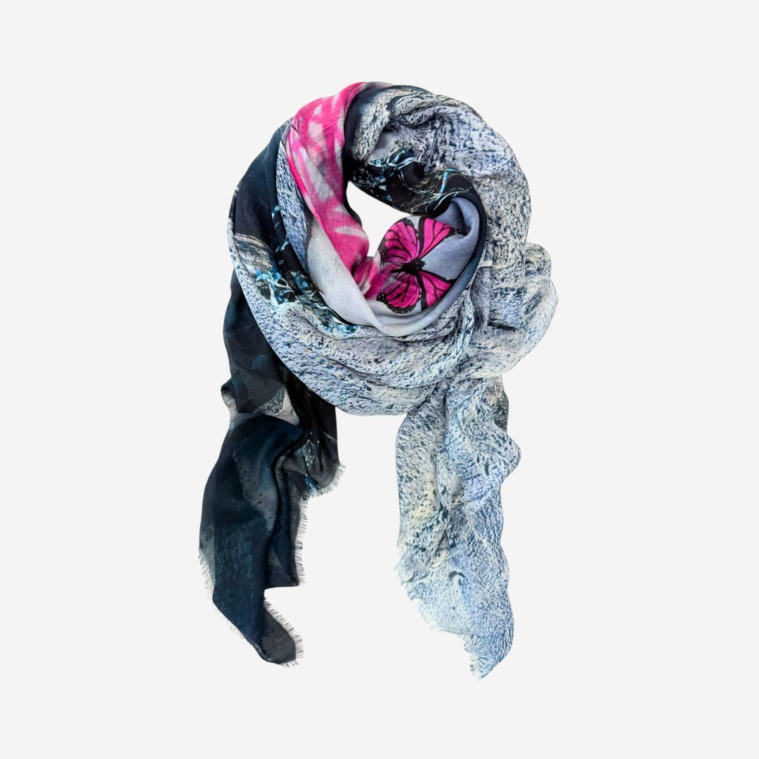 Poem Silk Scarf
