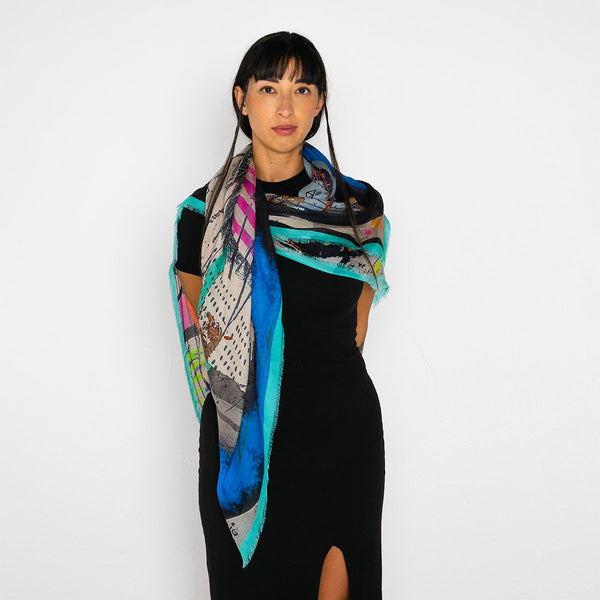 Echo Silk Scarf