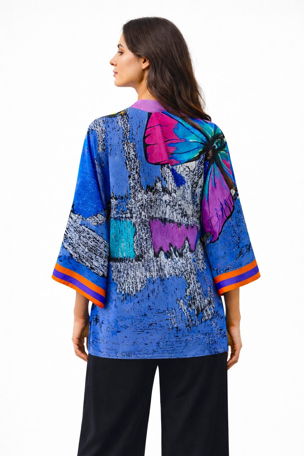 St Tropez Silk Kimono Robe