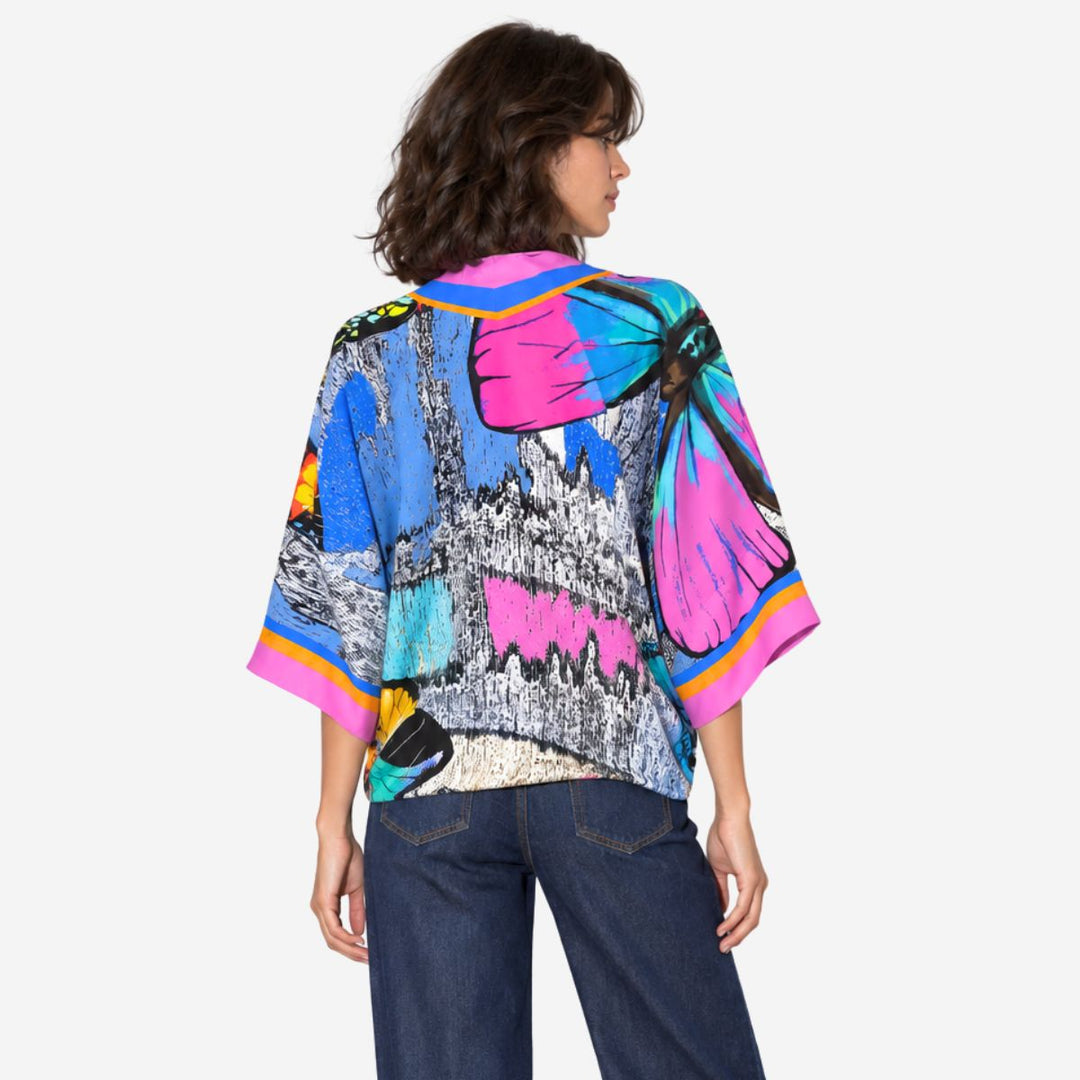 St Tropez Silk Kimono Robe