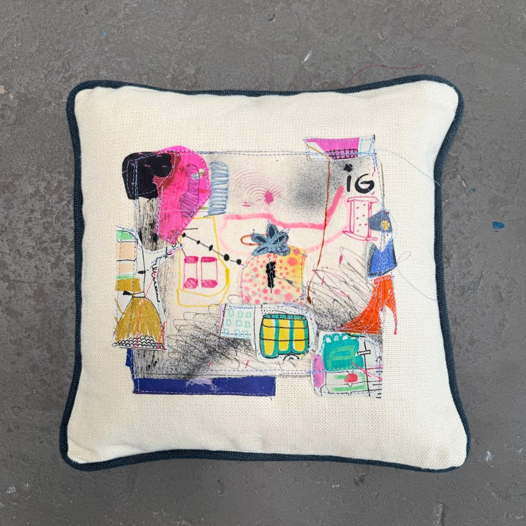 Stilleto - One-of-a-Kind Pillow Artwork