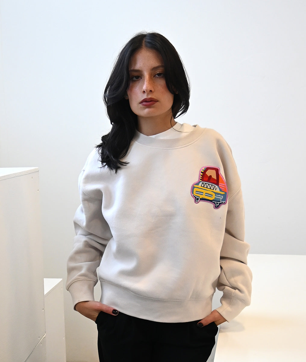 Horizon Sweatshirt - with Art Patches