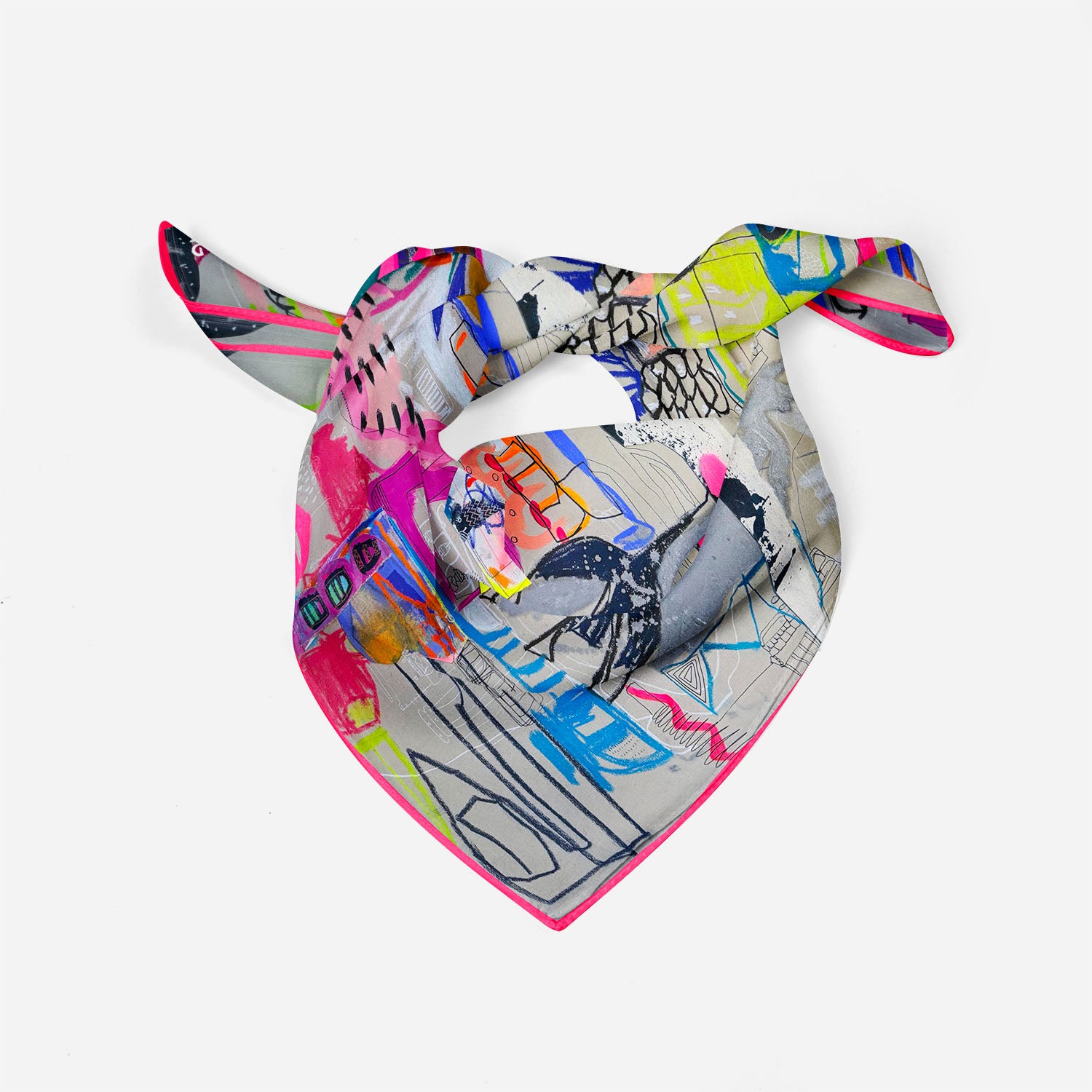 Women's Bandana The Traveler by Isabelle Gougenheim – Isabelle