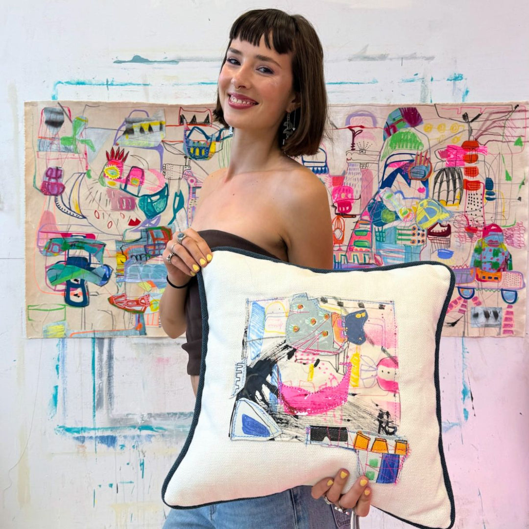 Vista - One-of-a-Kind Pillow Artwork